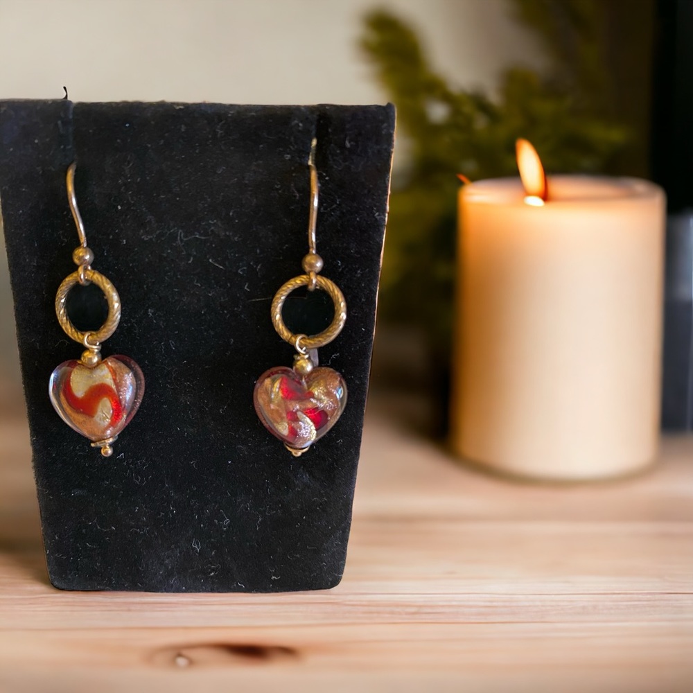 Italian Murano Glass Earrings